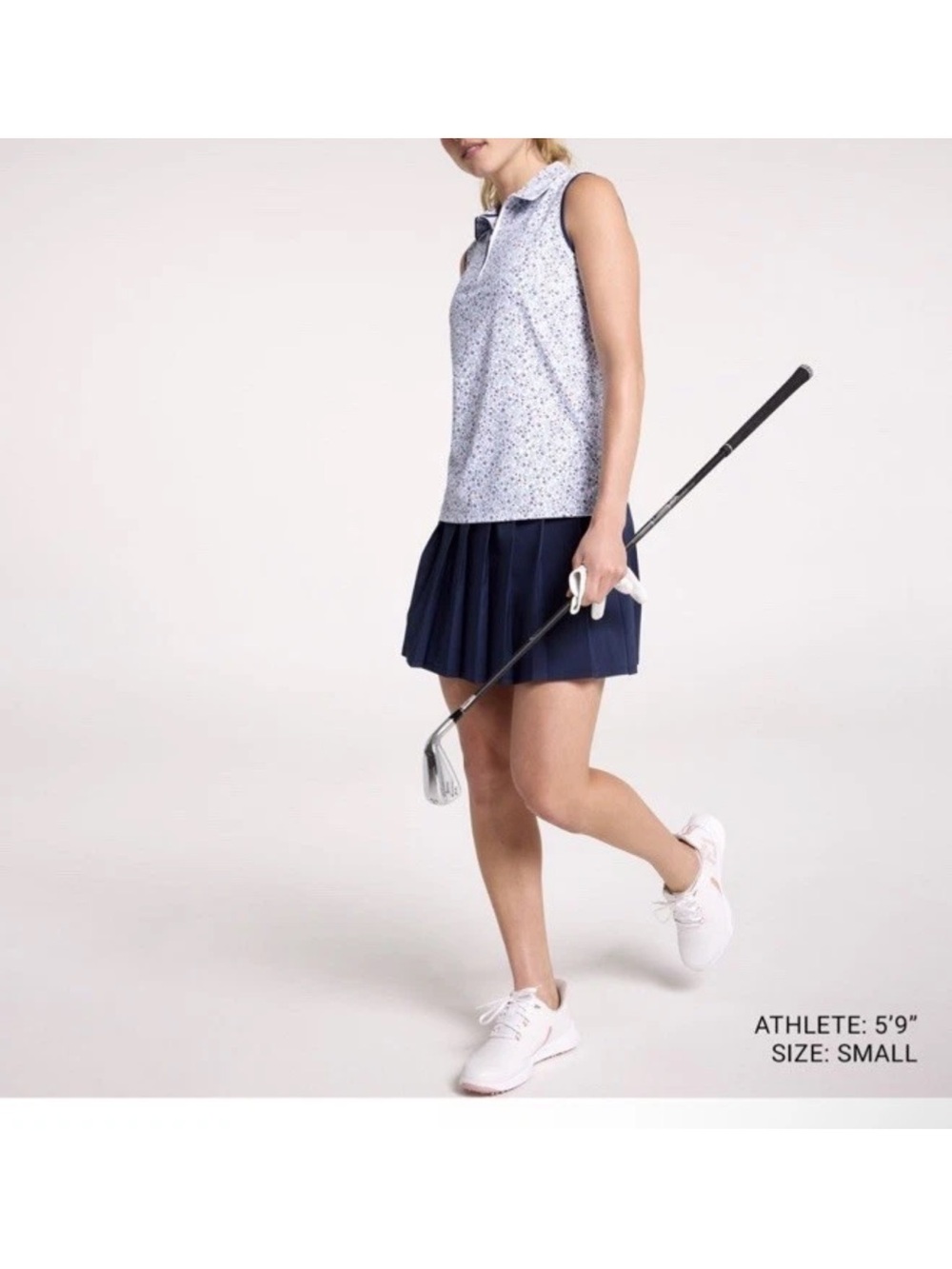 NWT Walter Hagen Clubhouse Navy Pleated Golf ⛳️ Tennis 🎾 Skort 16” Sz XL $70 - Picture 2 of 5